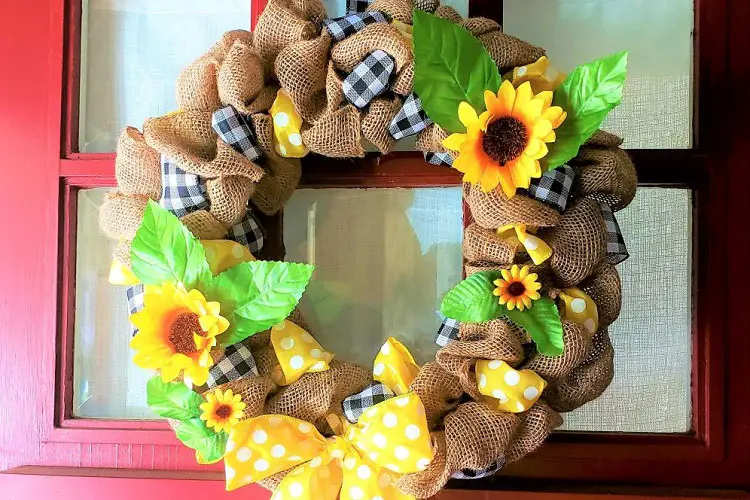 How to Make a DIY Ribbon Wreath in 8 Simple Steps - Creative Family Moments